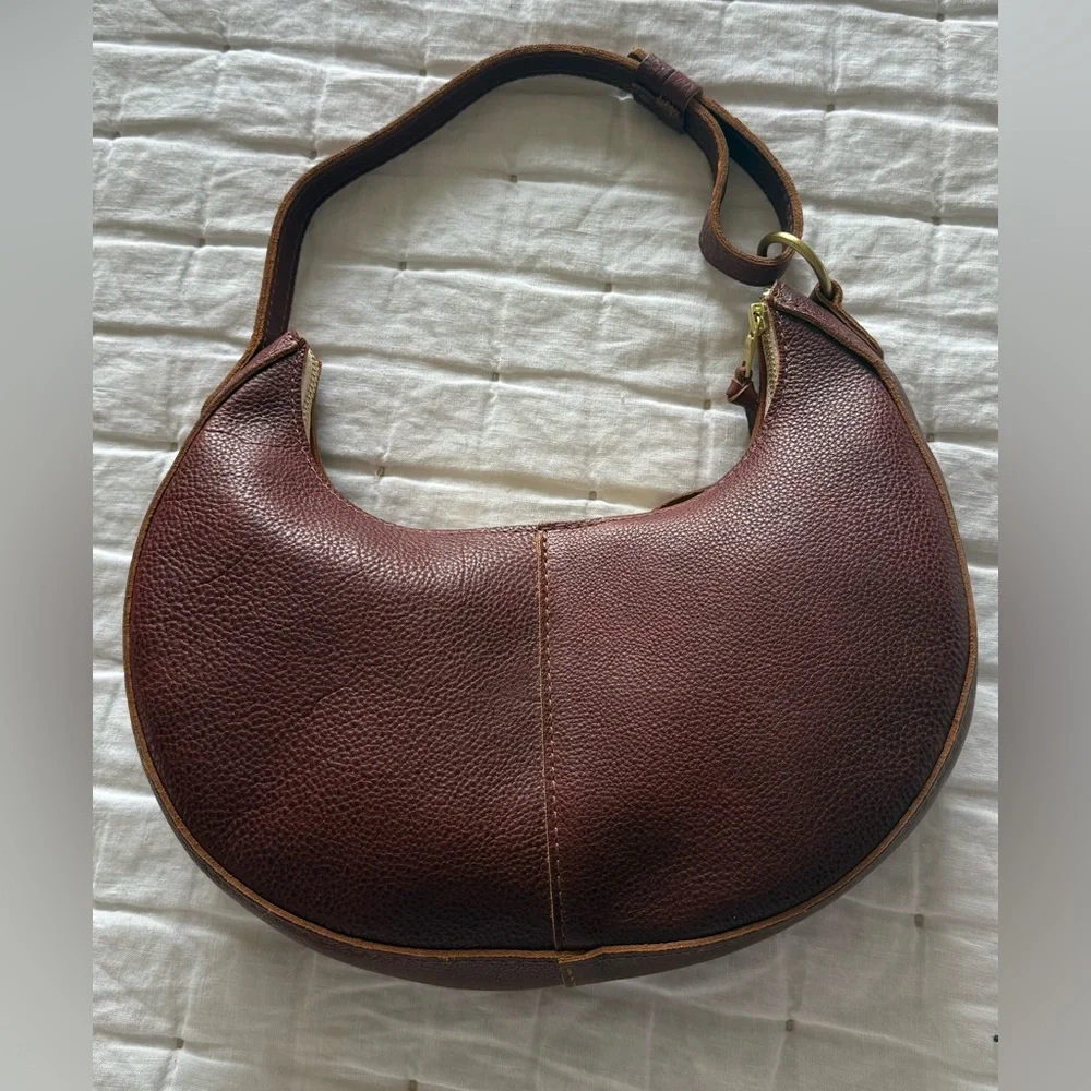Portland Leather Goods Classic Nora Shoulder Bag - Nutmeg - Picture 2 of 5